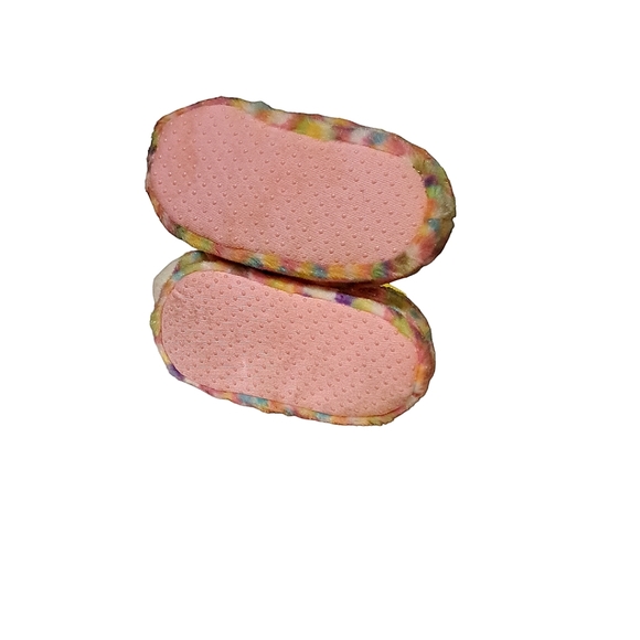 Girls size 5-6 toddler furry unicorn slippers - Picture 6 of 6